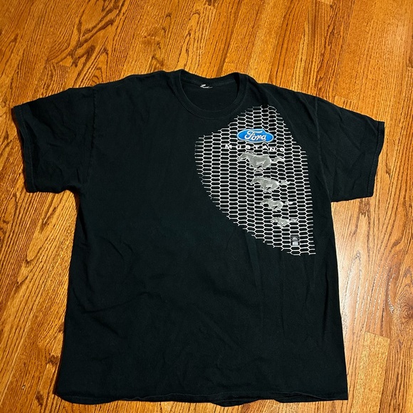 Plastic Head Fender 'Mustang Bass' T-Shirt - 100% Cotton Black Band Tee, Small - View #10